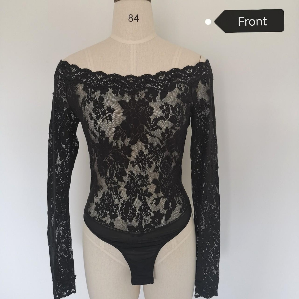 Victoria Secret black lace Top
